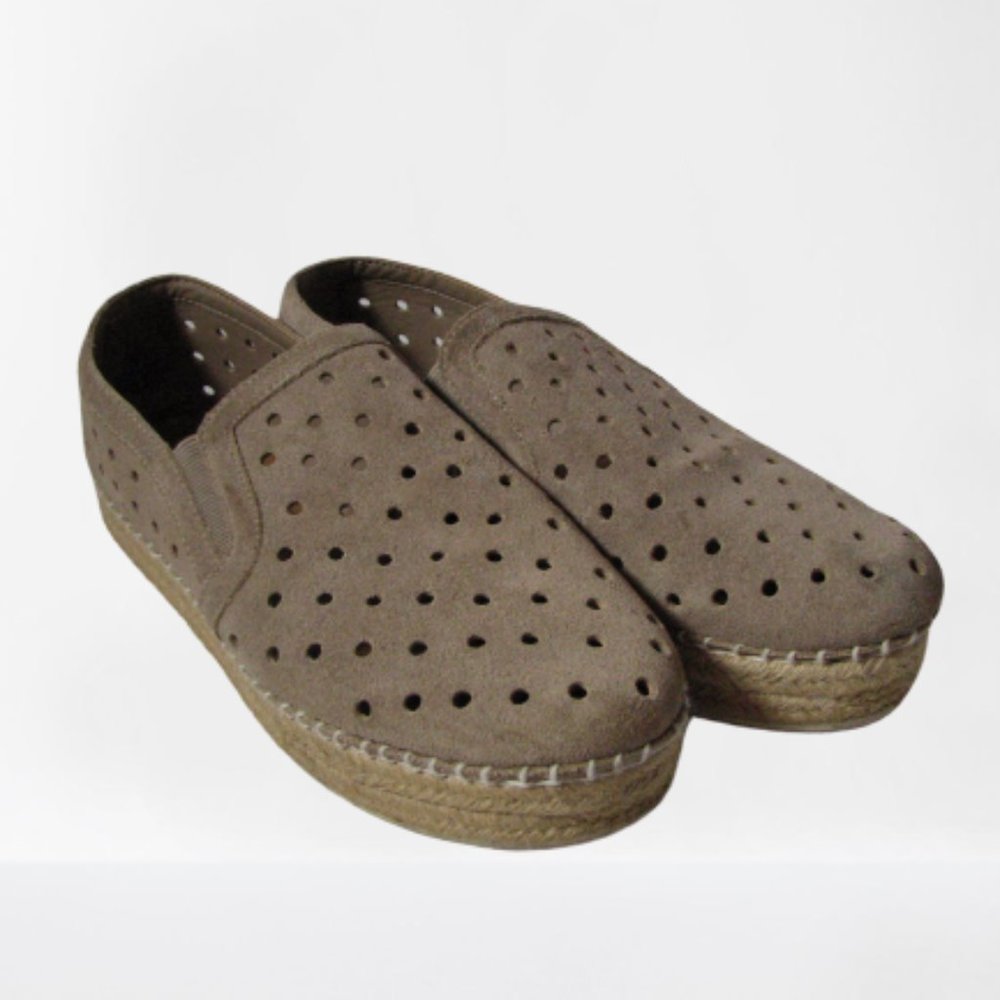 Steve Madden Espadrilles Slip On Brown 8.5 Widmer Sneaker Women